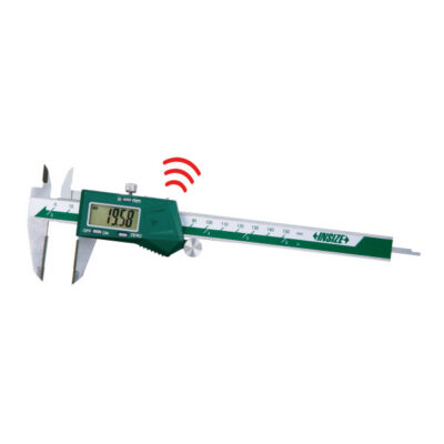 WIRELESS DIGITAL CALIPER WITH CARBIDE TIPPED JAWS, 0-8"/0-200mm