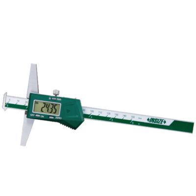 DIGITAL DOUBLE HOOK DEPTH GAGE, 0-20"/0-500mm