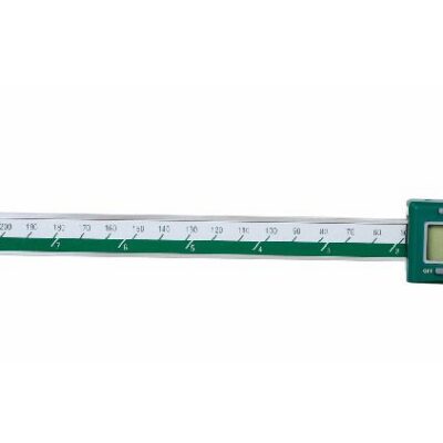 DIGITAL DEPTH GAGES WITH ROUND DEPTH BAR, 0-8"/0-200mm