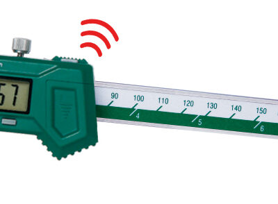 DIGITAL TUBE THICKNESS CALIPER, 0-6"/0-150mm, built-in wireless
