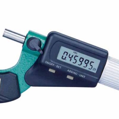 DIGITAL OUTSIDE MICROMETER SET, 0-4"/0-100mm