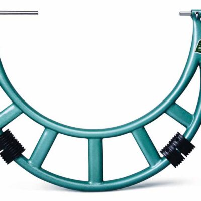 OUTSIDE MICROMETER WITH INTERCHANGEABLE ANVILS, 32-36"