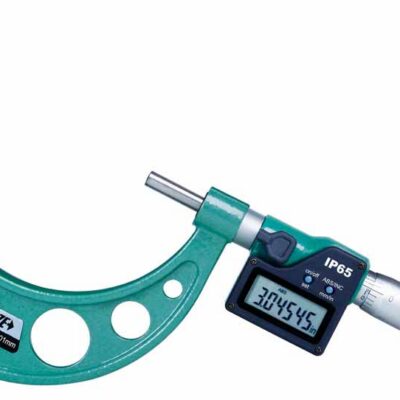 DIGITAL OUTSIDE MICROMETER WITH INTERCHANGEABLE ANVILS, 0-6"/0-150mm