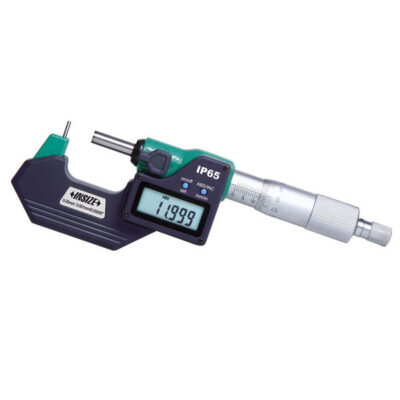 DIGITAL CYLINDRICAL ANVIL TUBE MICROMETER, 0-1"/0-25mm, type D