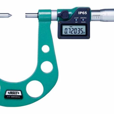 DIGITAL DISK BRAKE MICROMETER, .3-1.3"/7.6-33mm