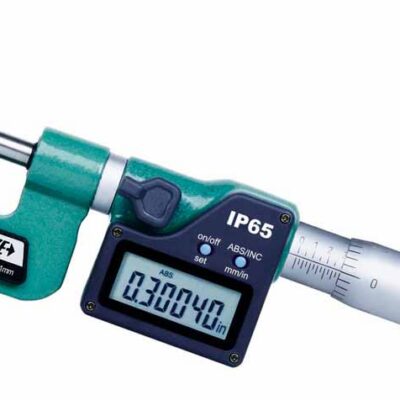 DIGITAL V-ANVIL MICROMETER, 1.4-2"/35-50mm, 3 flutes