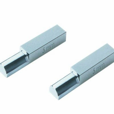 GAGE BLOCK ACCESSORY, .1", half round jaw, supplied in pair