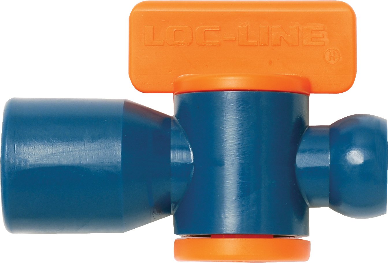 Loc-Line Coolant Hose Component, Acetal Copolymer, Valve, 1/4" Hose ID, 1/4" NPT Female, 100 PSI (Pack of 2)