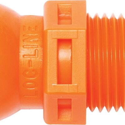 Loc-Line Coolant Hose Component, Acetal Copolymer, Connector, 1/2" Hose ID, 3/8" NPT (Pack of 4)