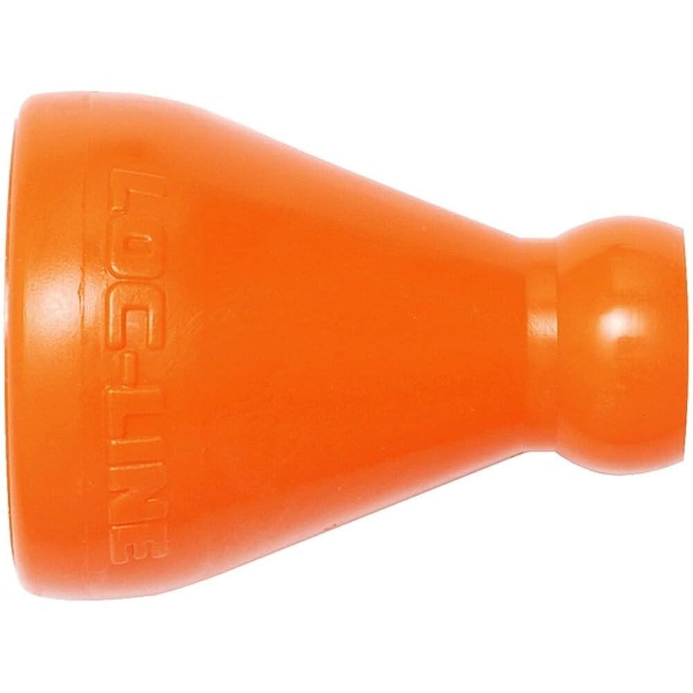 Loc-Line Coolant Hose Component, Orange Acetal Copolymer, 1/2" to 1/4" Diameter Adapter (Pack of 2)