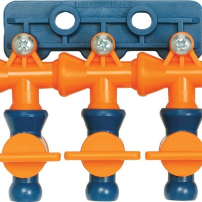 Loc-Line Coolant Hose Total Flow Control Manifold, Acetal Copolymer, 1/4" Hose ID