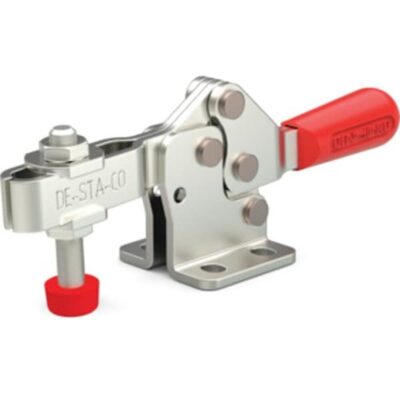 De-Sta-Co 213-U Horizontal Handle Hold Down Action Clamp with U-Shaped Bar and Flanged Base