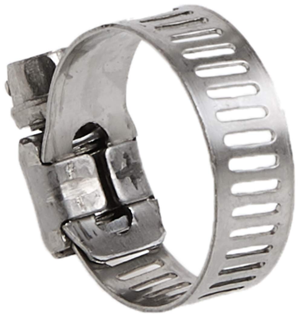 Precision Brand M6S Micro Seal, Miniature All Stainless Worm Gear Hose Clamp, 5/16" - 7/8" (Pack of 10) - Image 2