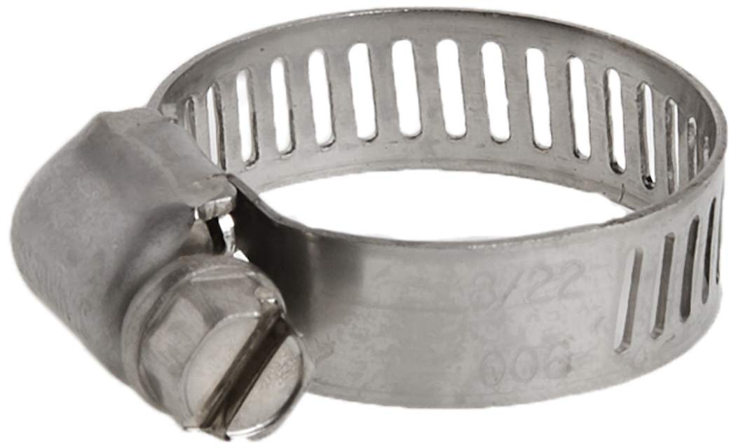 Precision Brand M6S Micro Seal, Miniature All Stainless Worm Gear Hose Clamp, 5/16" - 7/8" (Pack of 10) - Image 3
