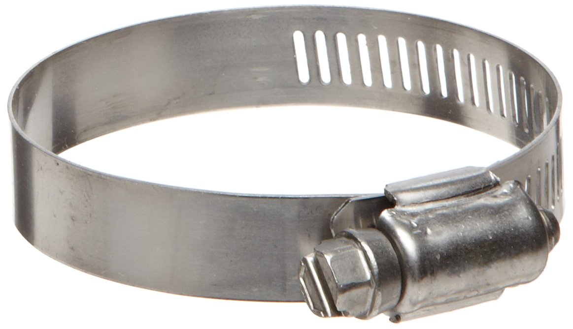 Precision Brand B16HS All Stainless Worm Gear Hose Clamp, 11/16" - 1-1/2" (Pack of 10) - Image 3