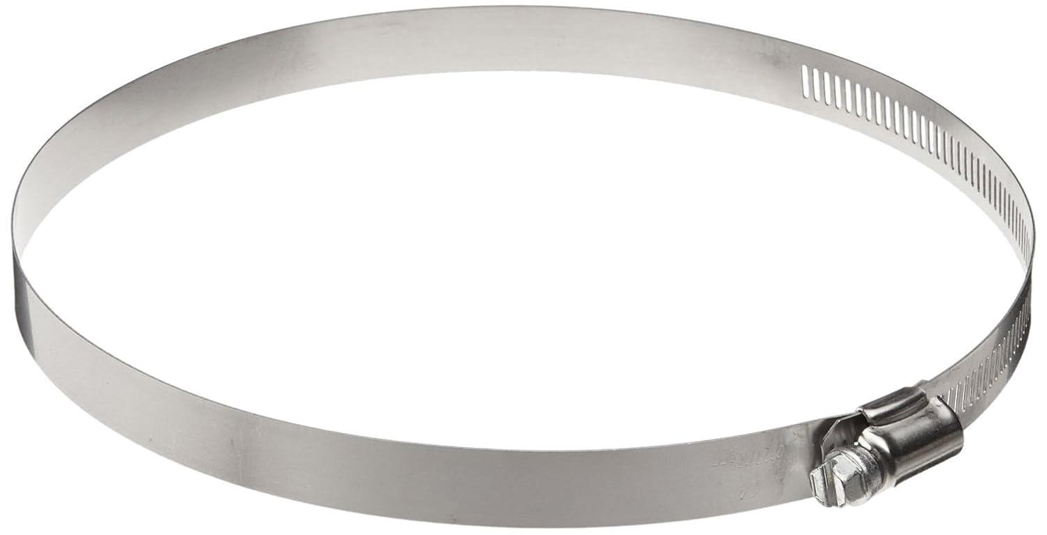 Precision Brand B88HS All Stainless Worm Gear Hose Clamp, 4-3/32" - 6" (Pack of 10) - Image 2