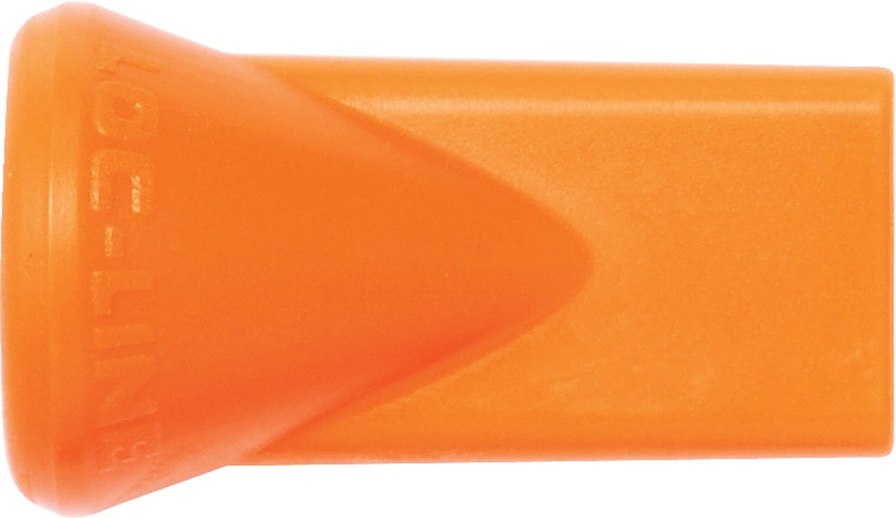 Loc-Line Coolant Hose Component, Acetal Copolymer, Flat Slot 60 Nozzle, 0.060 Slot Height, 1/4 Diameter, 1/4 Hose ID (Pack of 4)
