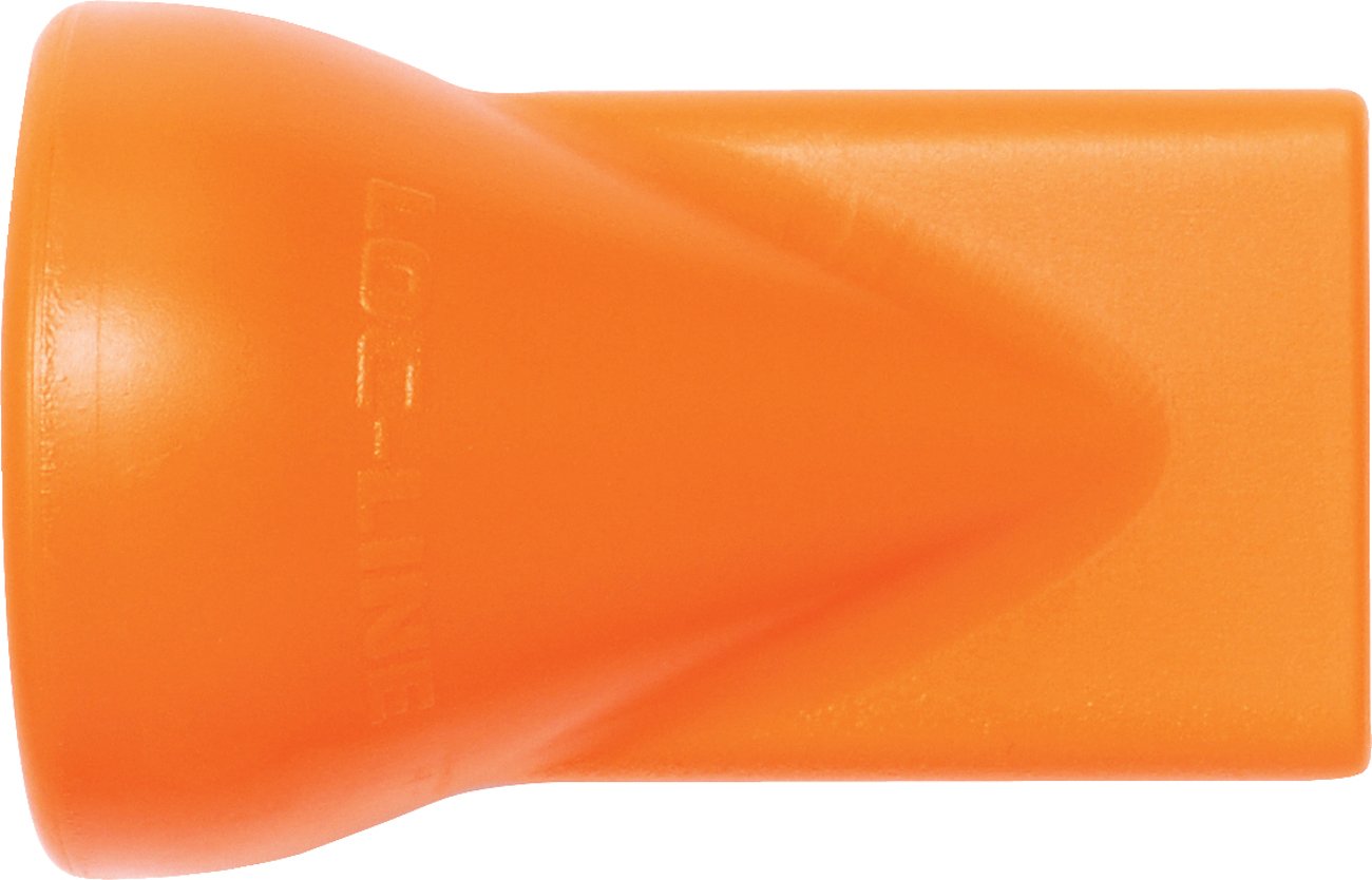 Loc-Line Coolant Hose Component, Acetal Copolymer, Flat Slot 125 Nozzle, 0.125" Slot Height, 1/2" Hose ID (Pack of 4)