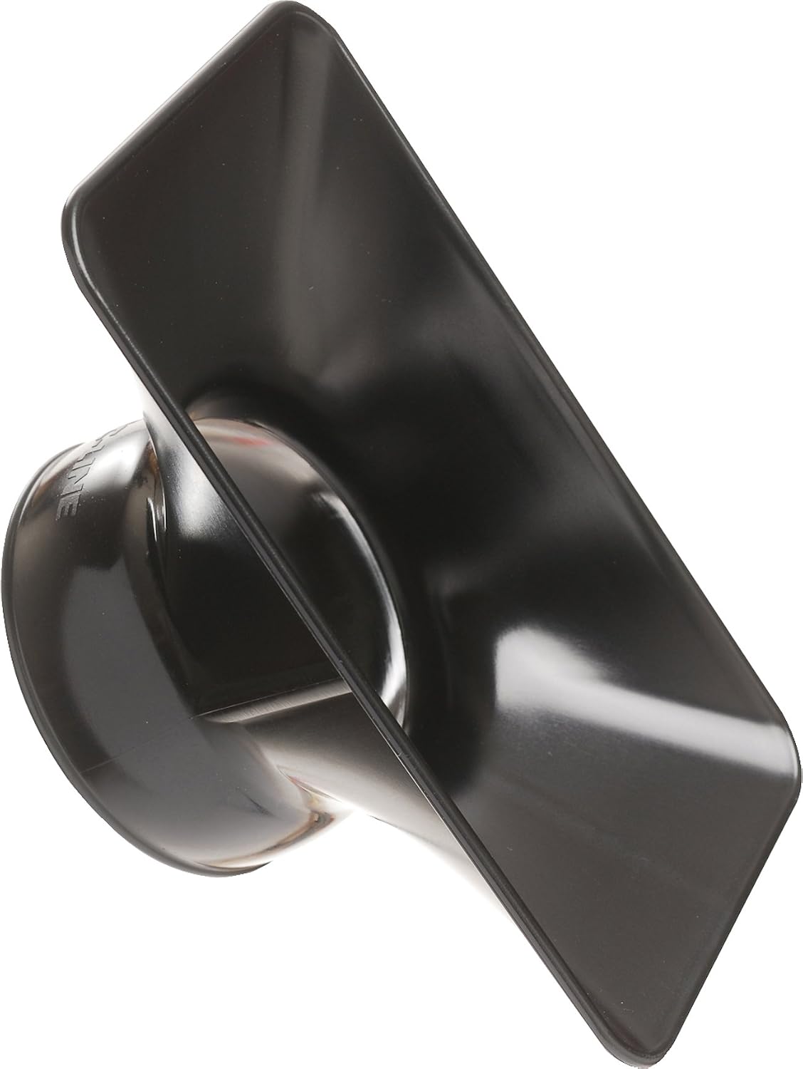 Loc-Line Anti-Static Vacuum Hose Component, Black Acetal Copolymer, Rectangular Nozzle, 6" Length x 3-1/2" Width, 2-1/2" Hose ID