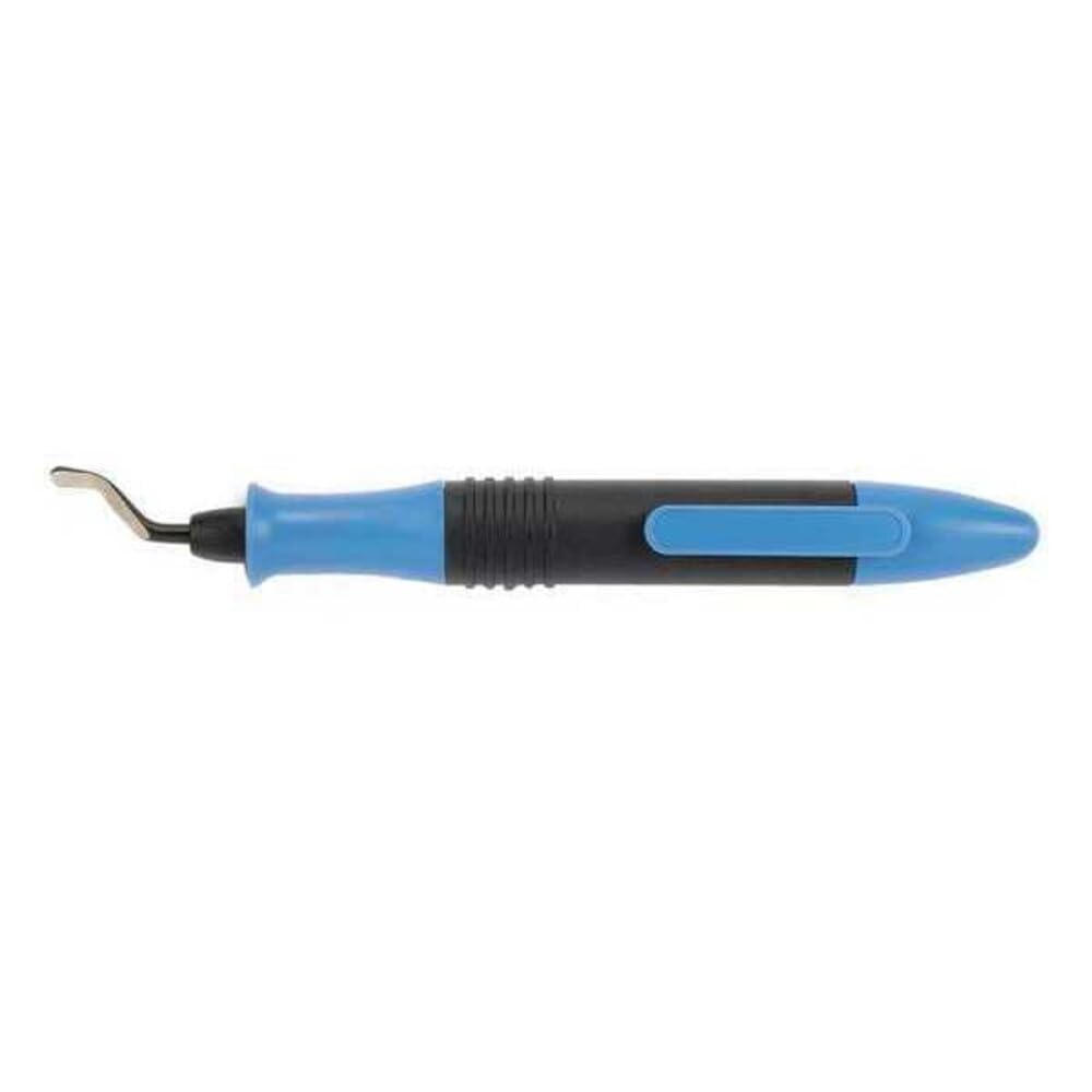 SHAVIV 151-29133 Glo-Burr E Series Blue Handle with E100 Heavy Duty Blade