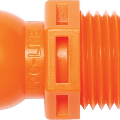 Loc-Line Coolant Hose Component, Acetal Copolymer, Connector, 1/2" Hose ID, 1/2" NPT (Pack of 4)