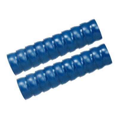 Loc-Line Vacuum Hose Component, Blue Acetal Copolymer, 2-1/2" ID, 2 x 12" Length Segments (18 Elements Total)