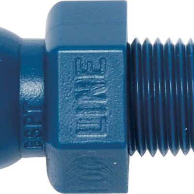 Loc-Line Coolant Hose Component, Acetal Copolymer, Connector, 1/4" Hose ID, 1/8" BSPT (Pack of 4)