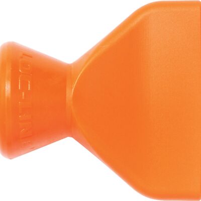 Loc-Line Coolant Hose Component, Acetal Copolymer, Straight Flow Nozzle, 1" Width, 1/4" Hose ID (Pack of 2)