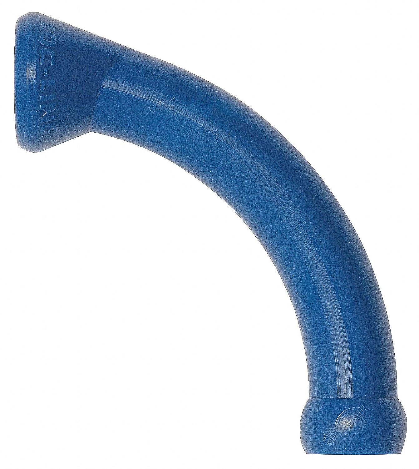 Loc-Line Refrigerant Hose Connector, Orange Acetal Copolymer, Straight Flow Nozzle, 1/4" Hose ID