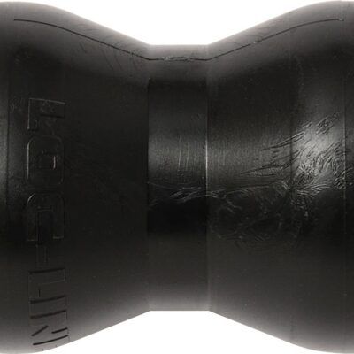 Loc-Line Coolant Hose Component, Black Acetal Copolymer, Double Socket, 1/2" Hose ID (Pack of 20)