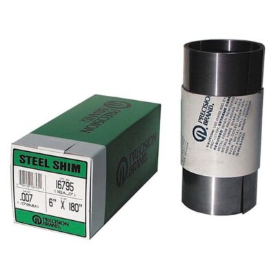 Precision Brand Shim Stock, Roll, Cold Low STL, 0.0040 in