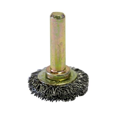 Brush Wheel CR HS 1" (25x6)mm 1/4" Spindle .008"