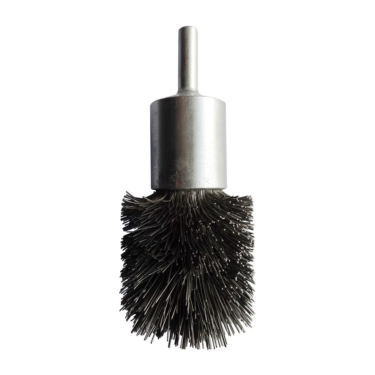 Brush Cup CR Busby 1.5" 38mm Flat End 1/4" Spindle .012"