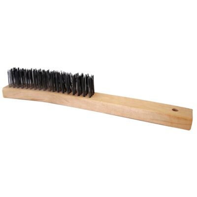Brush Hand 4R Stainless Wood Long Handle