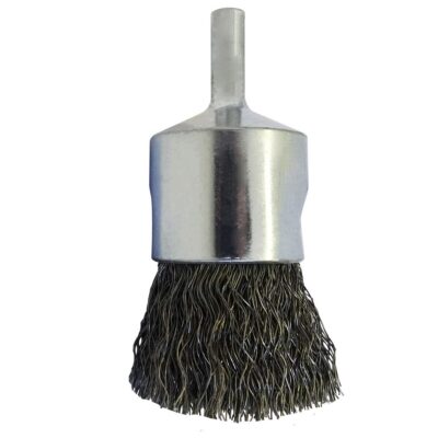 Brush Cup CR HS 1" (25mm) 1/4" Spindle .014"