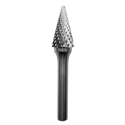 Burr DCut 12.7x22 1/4" Shank Cone Carbide SM-5