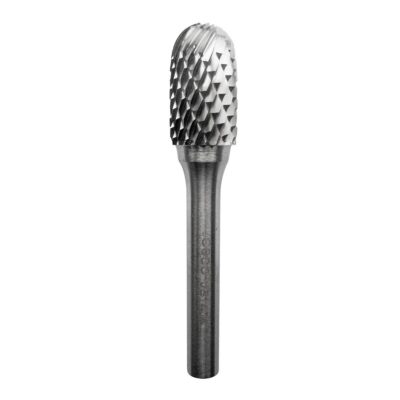 Burr DCut 12x20 1/4" Shank Cylinder Ball Nose Carbide C1220