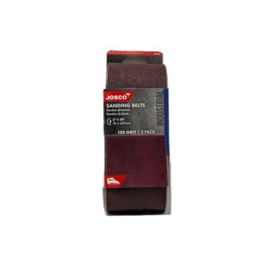 Sanding Belts 3”(76mm) x 18” (457mm) 120grit 5pack