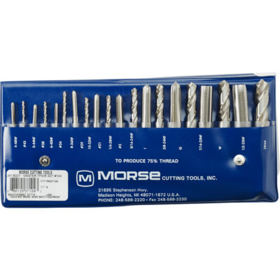 Morse Cutting Tools 8001 MASTER TAP/DRL SET