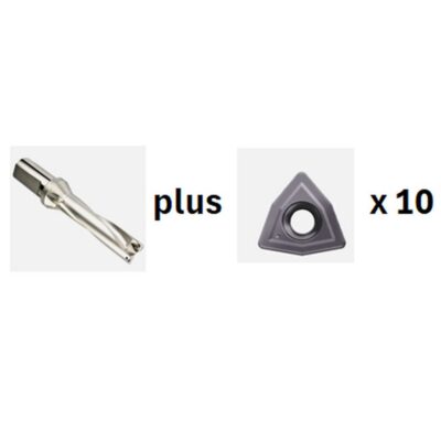 YG-1 2.0000 3XD U-DRILL + 10 YG602 DRILL INSERTS